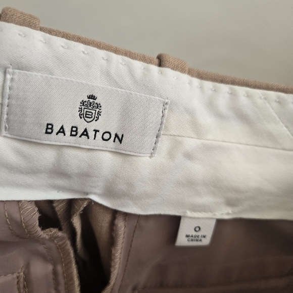 NWT Babaton Bader Wide-Leg Cargo Trousers in Camel Brown - Picture 10 of 11